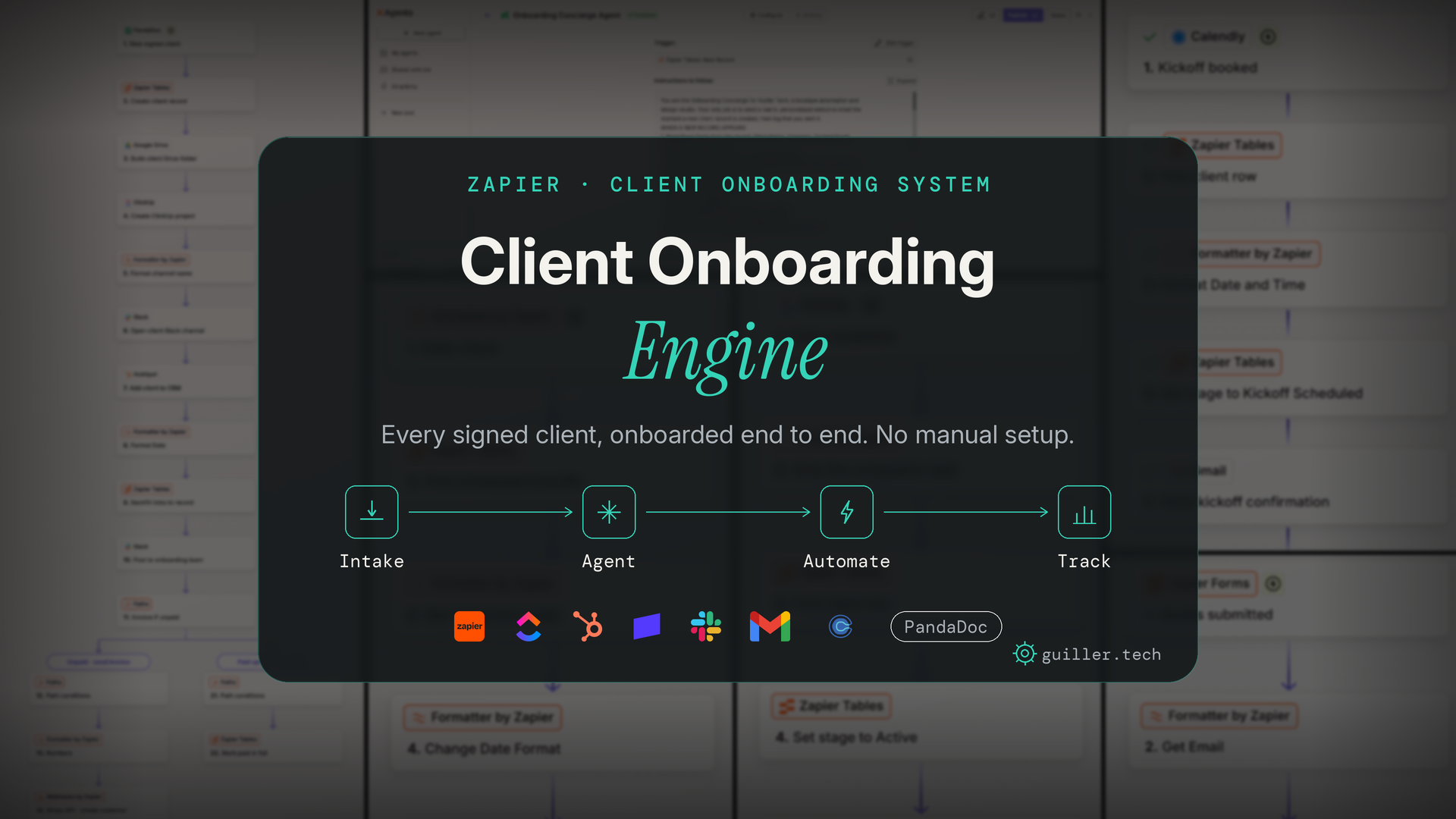 Client Onboarding Engine, automated onboarding built in Zapier